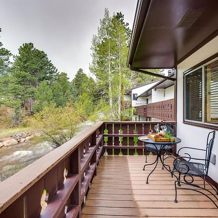 Estes Park Condo Rental Balcony With River Views! Eksteriør bilde