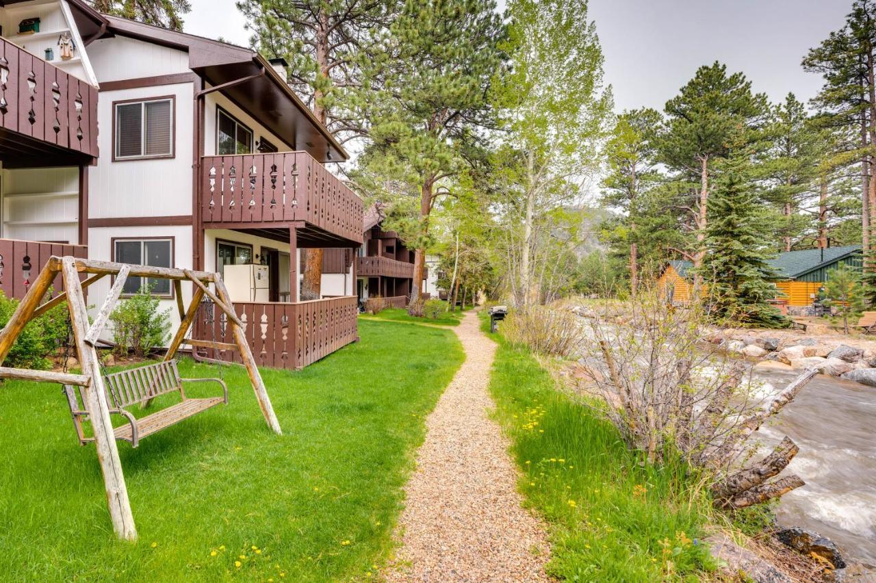 Estes Park Condo Rental Balcony With River Views! Eksteriør bilde