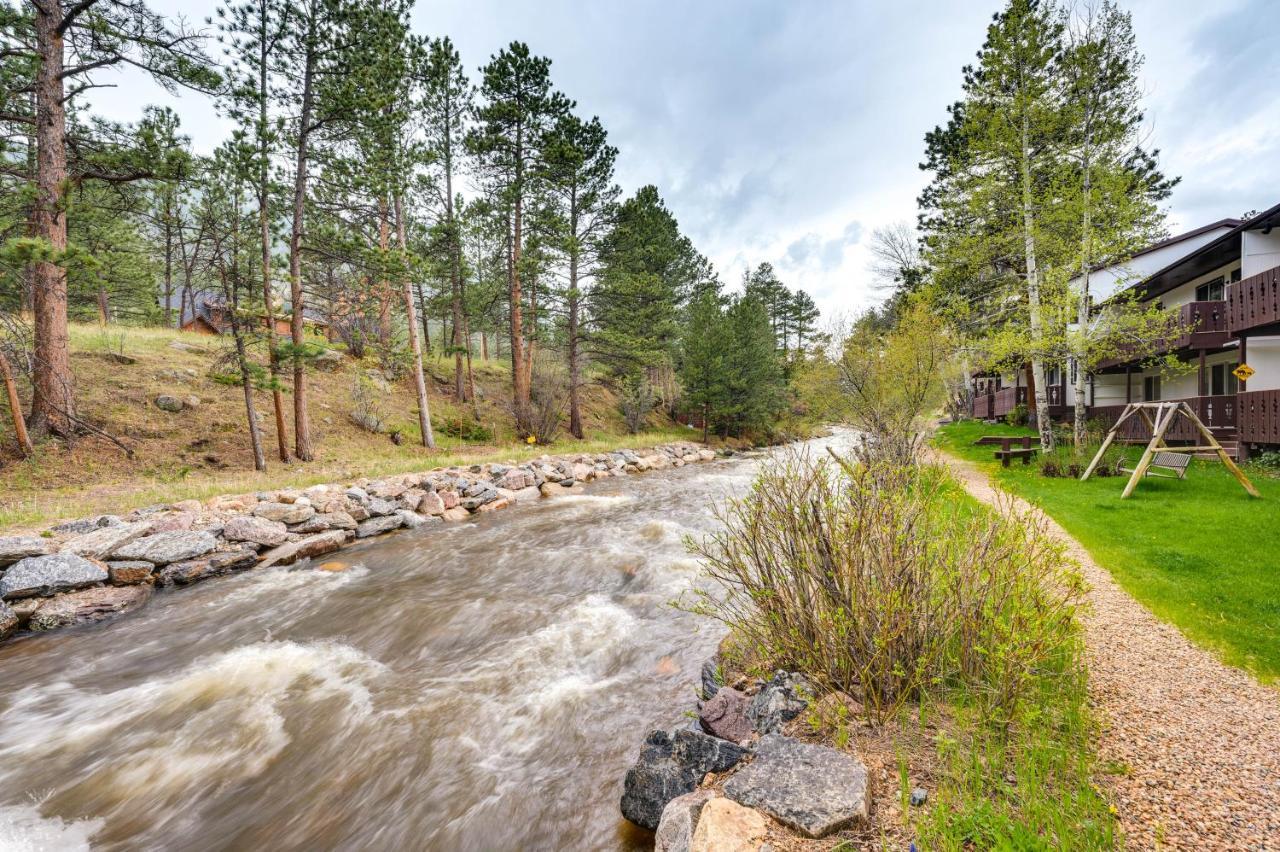 Estes Park Condo Rental Balcony With River Views! Eksteriør bilde