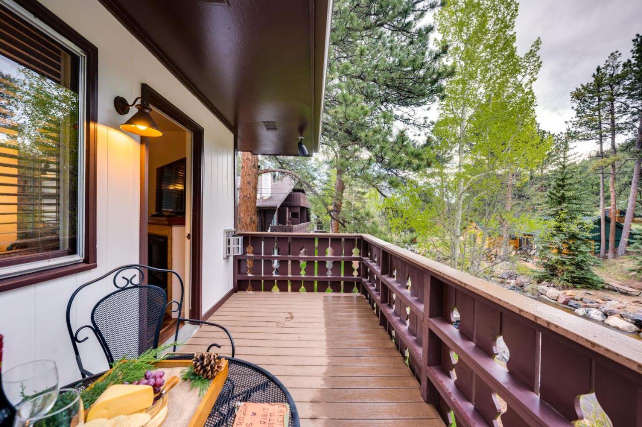 Estes Park Condo Rental Balcony With River Views! Eksteriør bilde