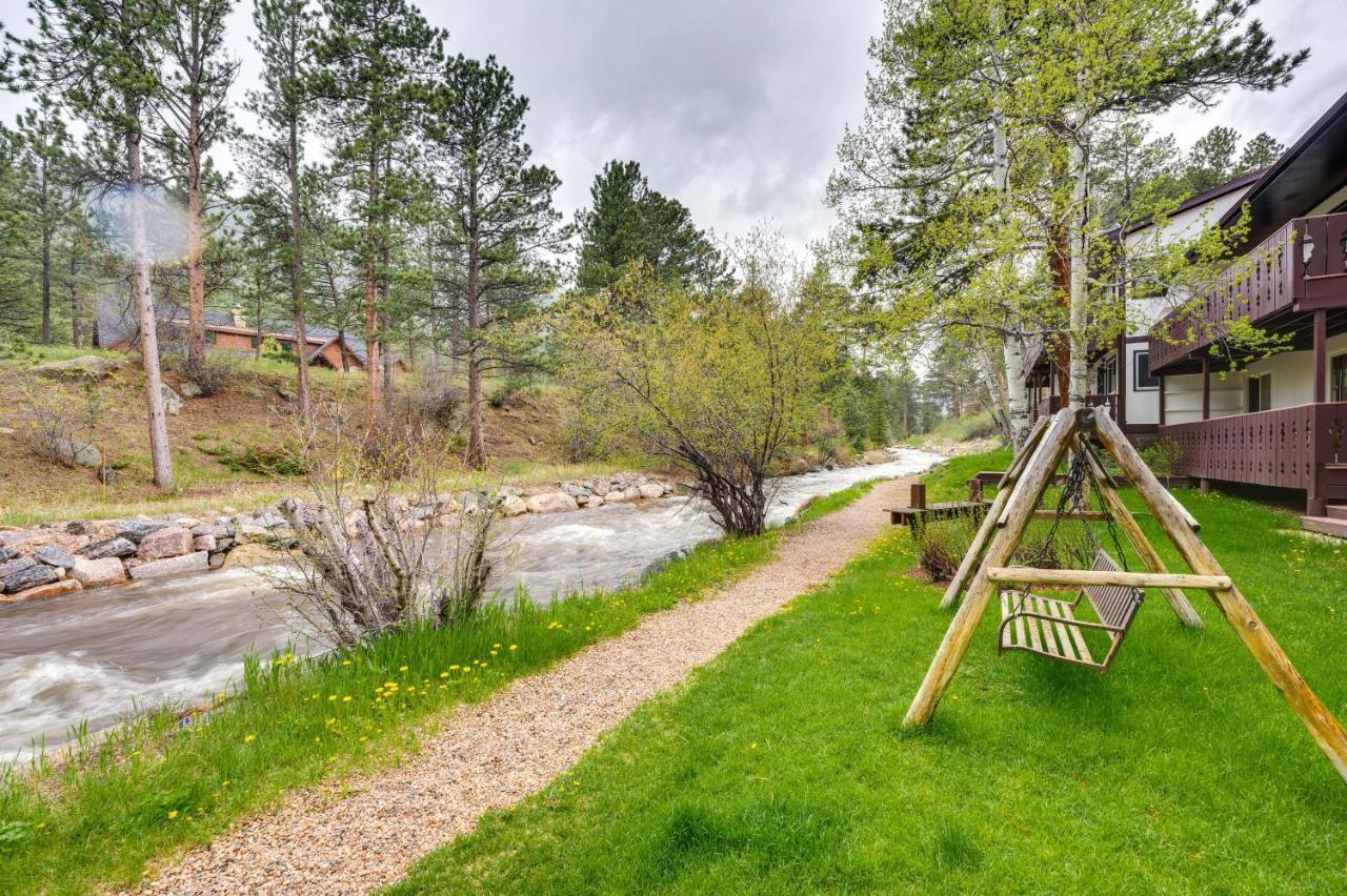 Estes Park Condo Rental Balcony With River Views! Eksteriør bilde