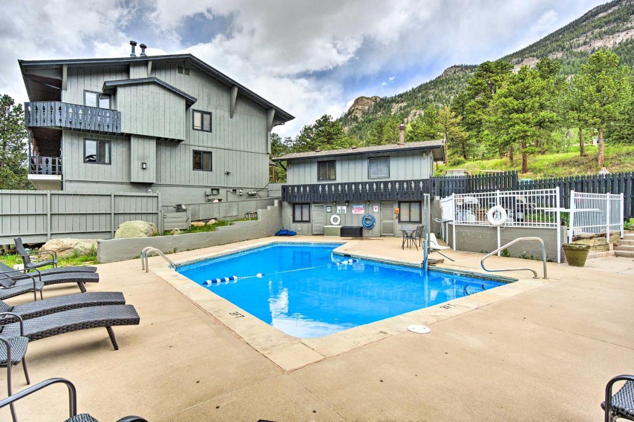 Estes Park Condo Rental Balcony With River Views! Eksteriør bilde